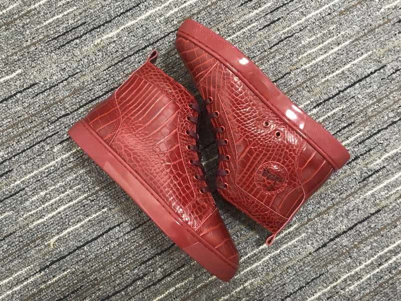 Christian Louboutin Python Sneaker Red Women Men 7