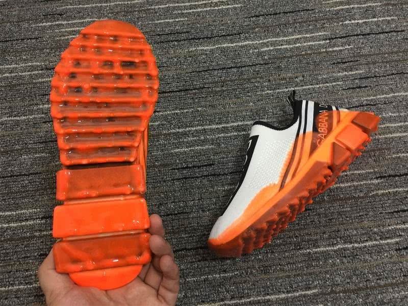 Dolce&Gabbana  3008 Beige cotton Orange fluorescent leather sole Men and Women 6