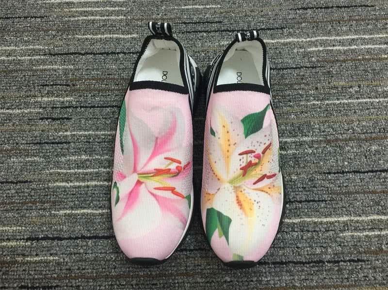 Dolce&Gabbana 3009 Pink cotton Lily motifs Name behind Men and Women 3