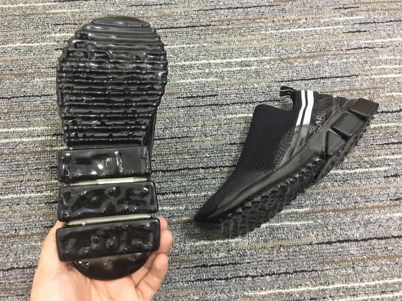 Dolce&Gabbana  30014 Black cotton grid Black sole Women and Men 9