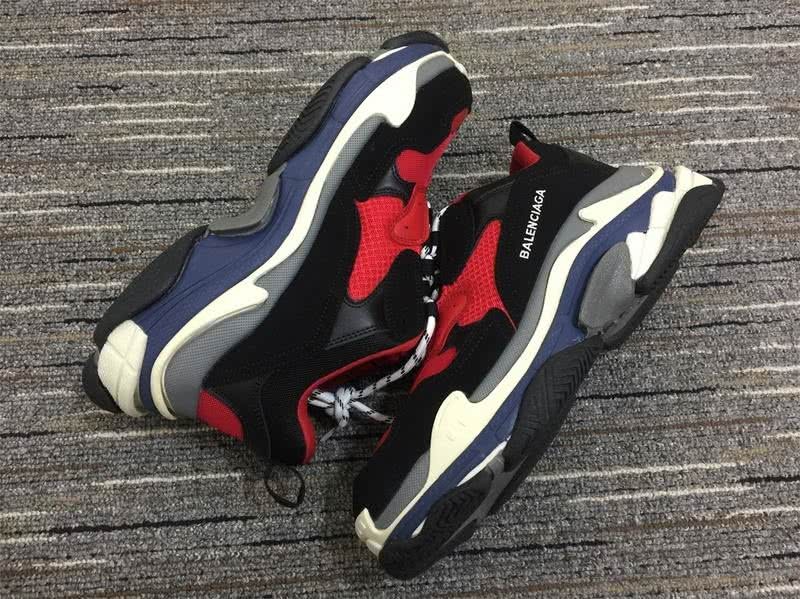 Balenciaga Triple s Trainers Top Black Red Sneakers Men Women 4