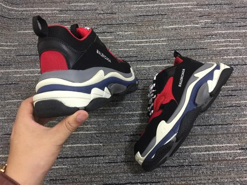 Balenciaga Triple s Trainers Top Black Red Sneakers Men Women 5