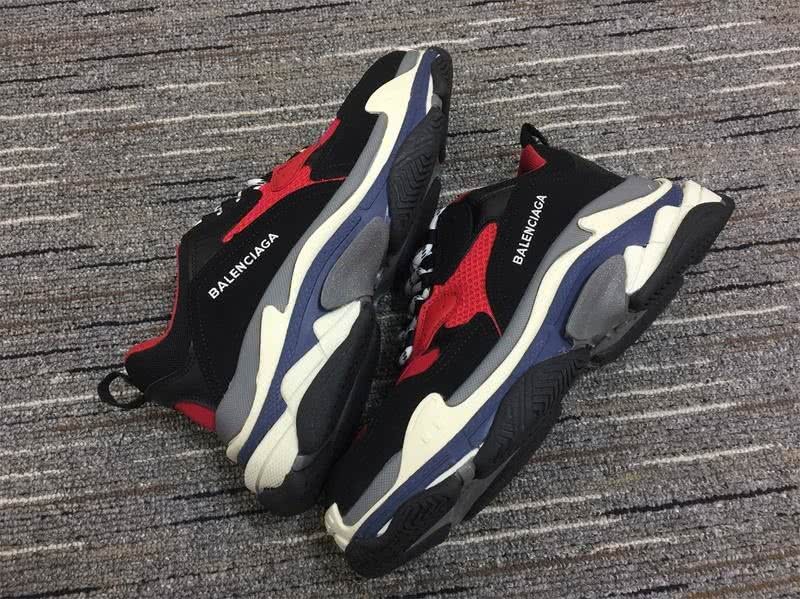 Balenciaga Triple s Trainers Top Black Red Sneakers Men Women 7