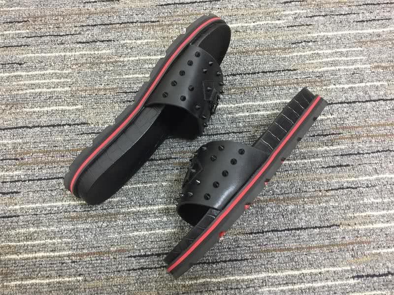 christian louboutin sandal slippers Black Men Women 4