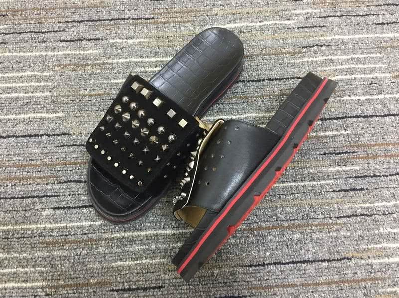 Christian louboutin sandal slippers Black Men Women 3