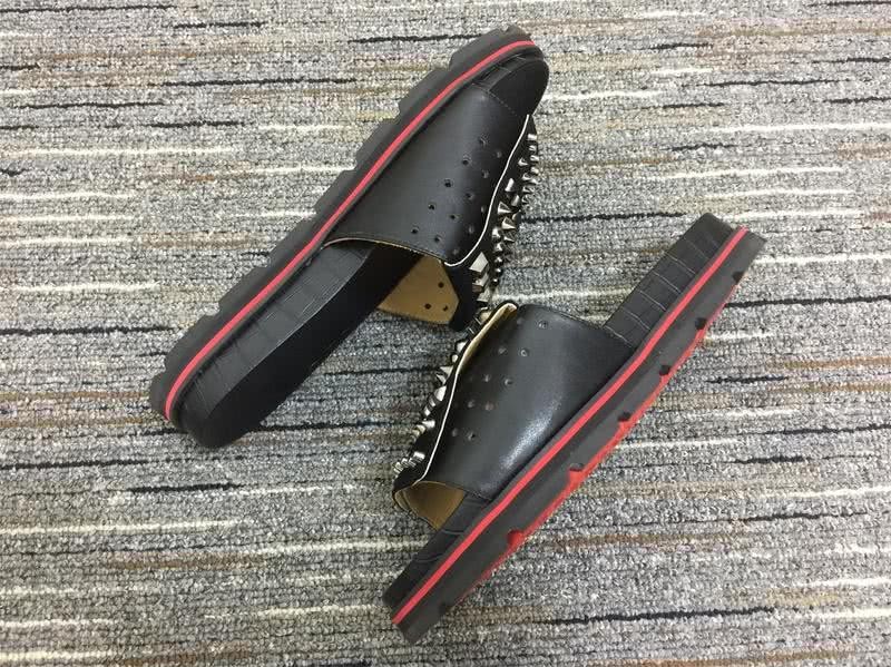 Christian louboutin sandal slippers Black Men Women 4