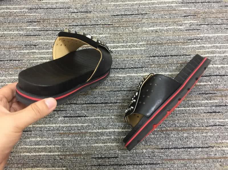 Christian louboutin sandal slippers Black Men Women 5