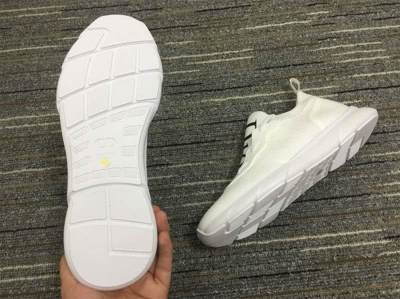 Christian Dior Sneakers 3041 White Cotton Grid diamonds sole Men 6