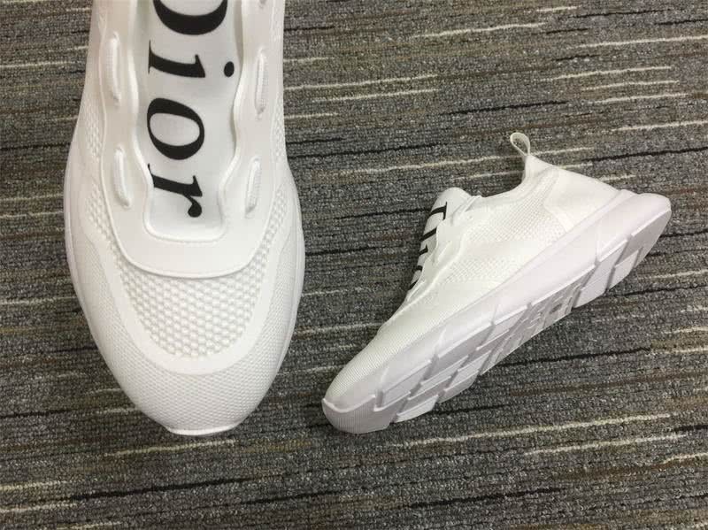 Christian Dior Sneakers 3041 White Cotton Grid diamonds sole Men 9