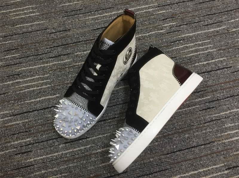 Christian LoubChristian Louboutin Lou Spikes White Men Women 3