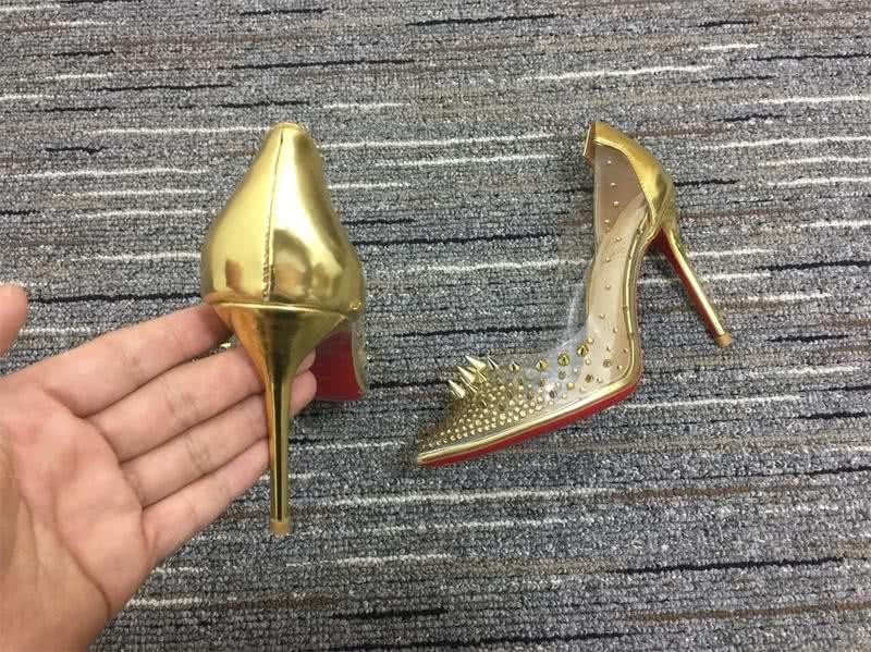 Christian Louboutin Pump High Heels Gold Women 6