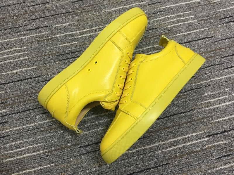Christian Louboutin Low Sneaker Yellow Men Women 4