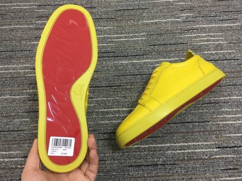 Christian Louboutin Low Sneaker Yellow Men Women 6