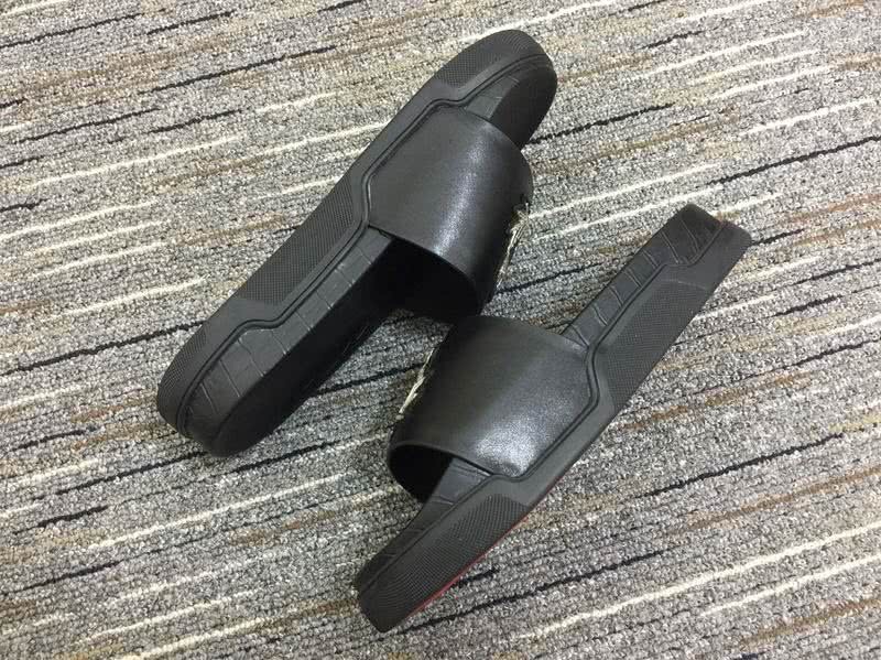 christian louboutin sandal slippers Black Men Women 4