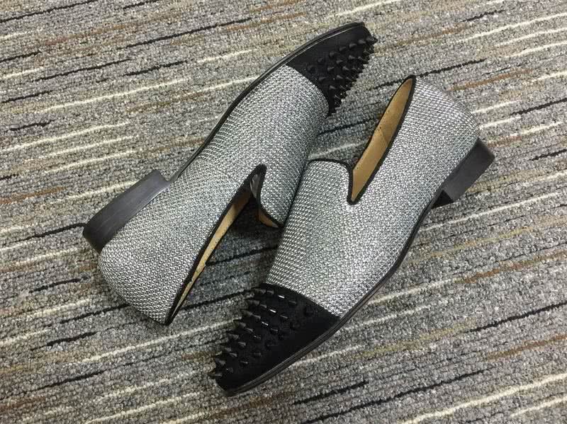 Christian Louboutin Loafer Men Women Black Grey 4