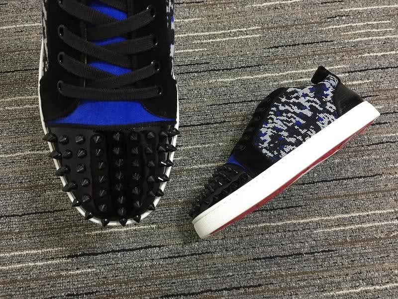 Christian Louboutin Sneakers Low Top Black Blue Men Women 9