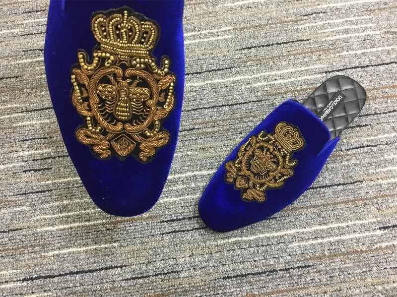 Dolce&Gabbana Loafer Blue Black And Golden Men Women 4