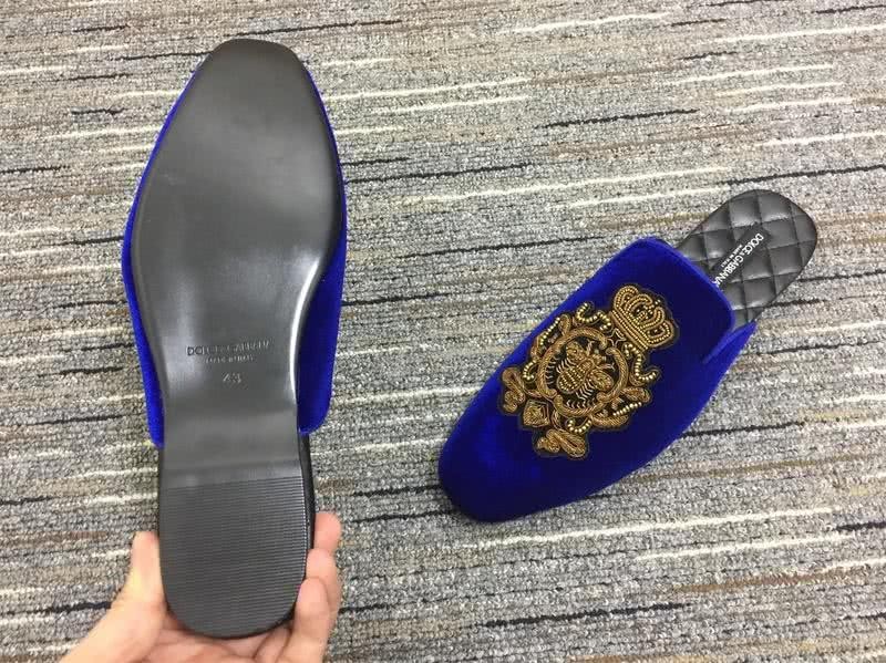Dolce&Gabbana Loafer Blue Black And Golden Men Women 5