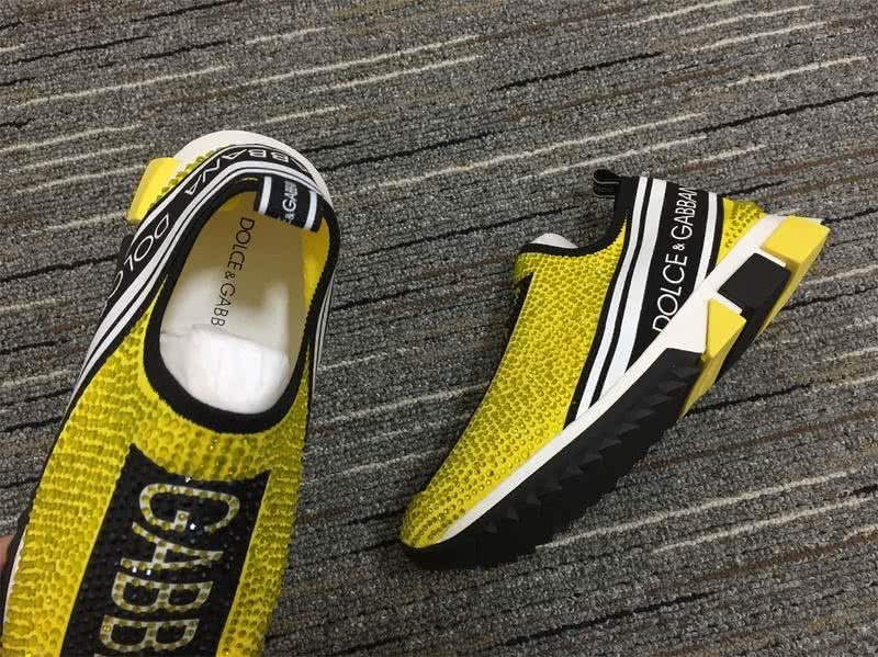 Dolce&Gabbana Sneakers Yellow Black And White Men Women 7