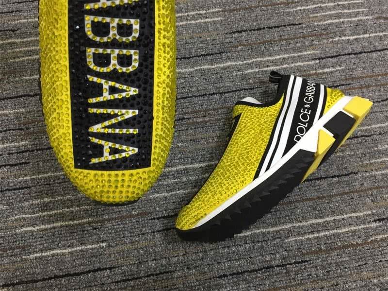 Dolce&Gabbana Sneakers Yellow Black And White Men Women 8