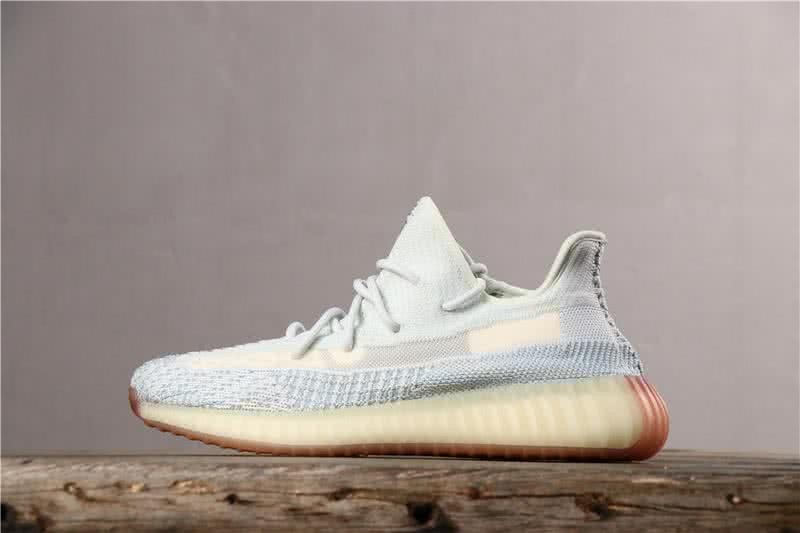 Adidas Yeezy Boost 350 V2 Men Women Grey Blue Shoes 1