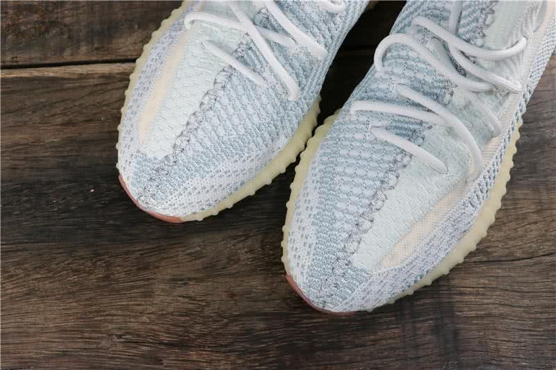 Adidas Yeezy Boost 350 V2 Men Women Grey Blue Shoes 5