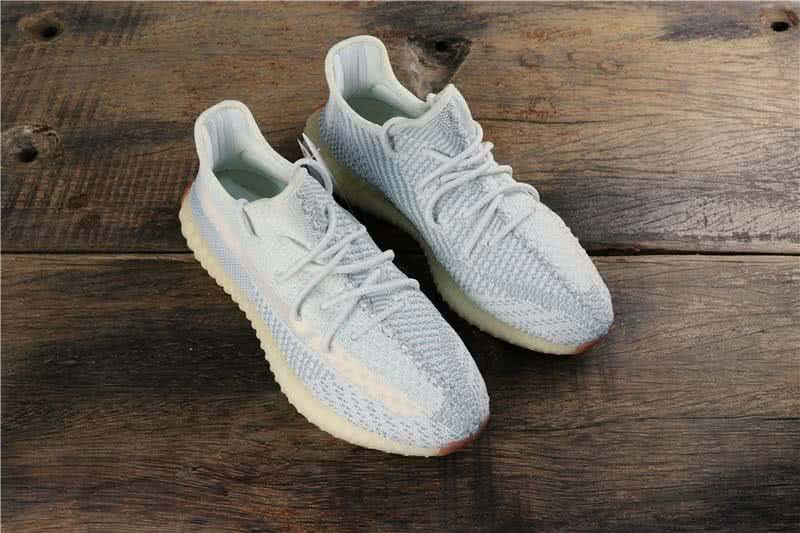 Adidas Yeezy Boost 350 V2 Men Women Grey Blue Shoes 7