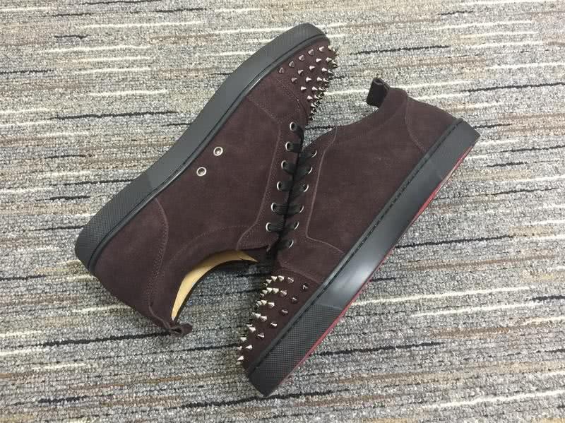 Christian Louboutin Sneakers Low Top Coffee Men Women 4