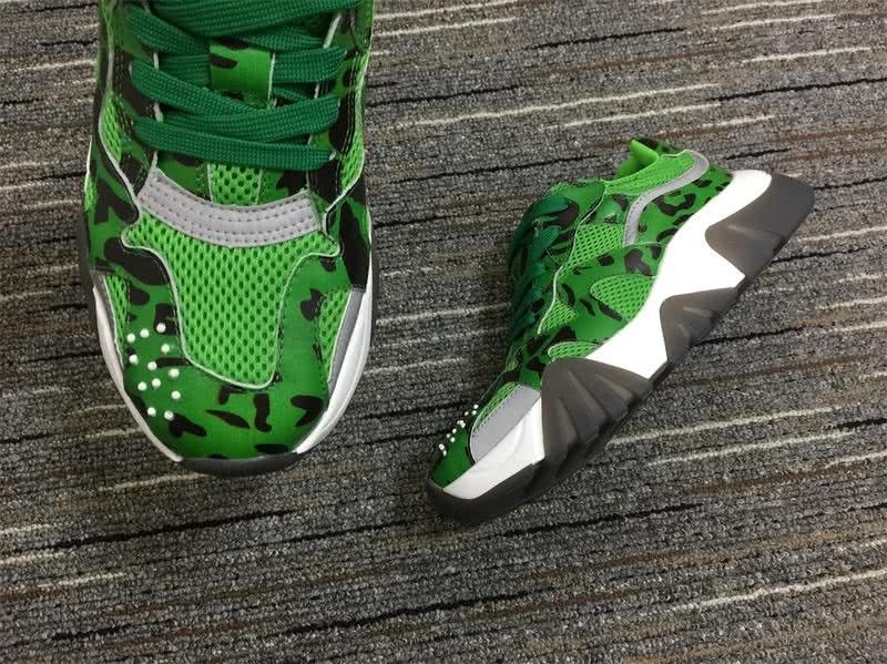 Versace Sneakers High Quality Green Black White Grey Men Women 9