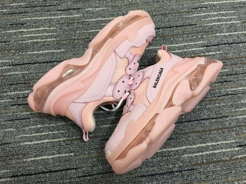 Balenciaga Triple s Trainers Pink And Orange Men Women 4