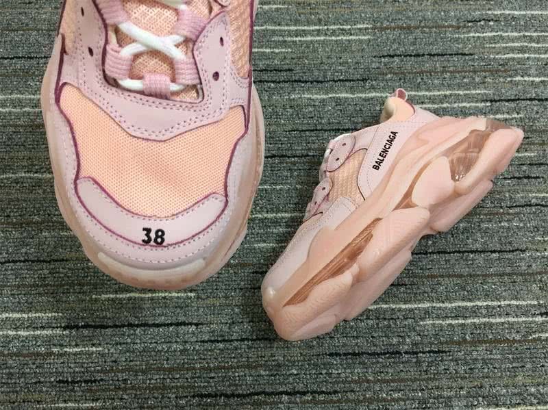 Balenciaga Triple s Trainers Pink And Orange Men Women 9