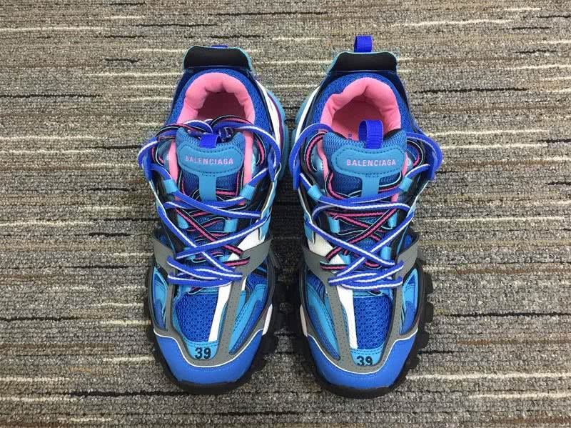 Balenciaga Triple s Trainers Blue Purple And White  Men Women 3