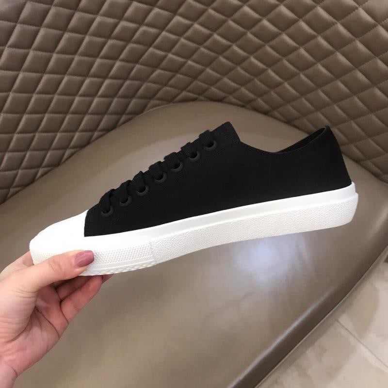 Burberry Sneakers Top Quality Low Top Black Upper White Sole Men 8