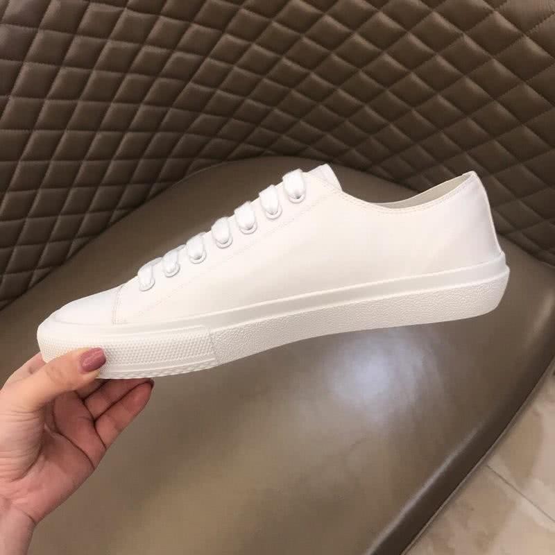 Burberry Sneakers Top Quality Low Top White Yellow Men 8