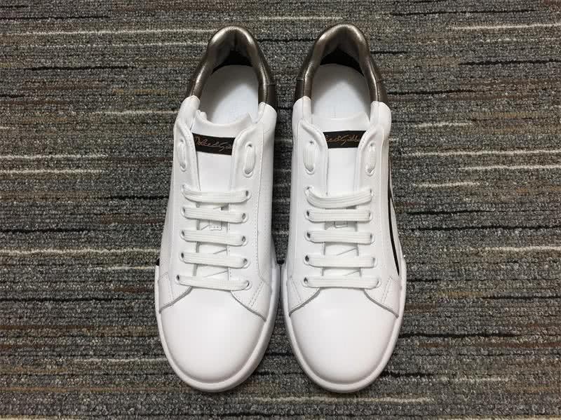 Dolce&Gabbana Portofino Sneakers White Black Men Women 2