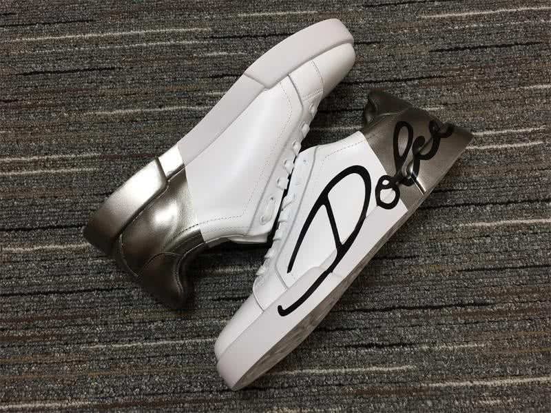 Dolce&Gabbana Portofino Sneakers White Black Men Women 4
