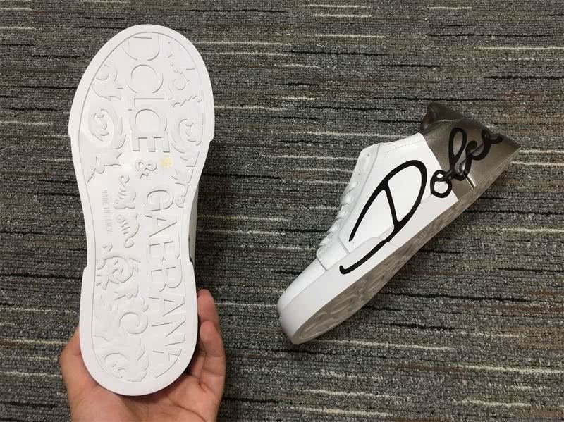Dolce&Gabbana Portofino Sneakers White Black Men Women 6