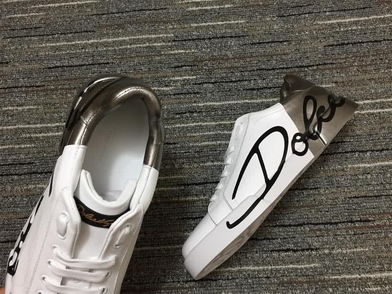 Dolce&Gabbana Portofino Sneakers White Black Men Women 8