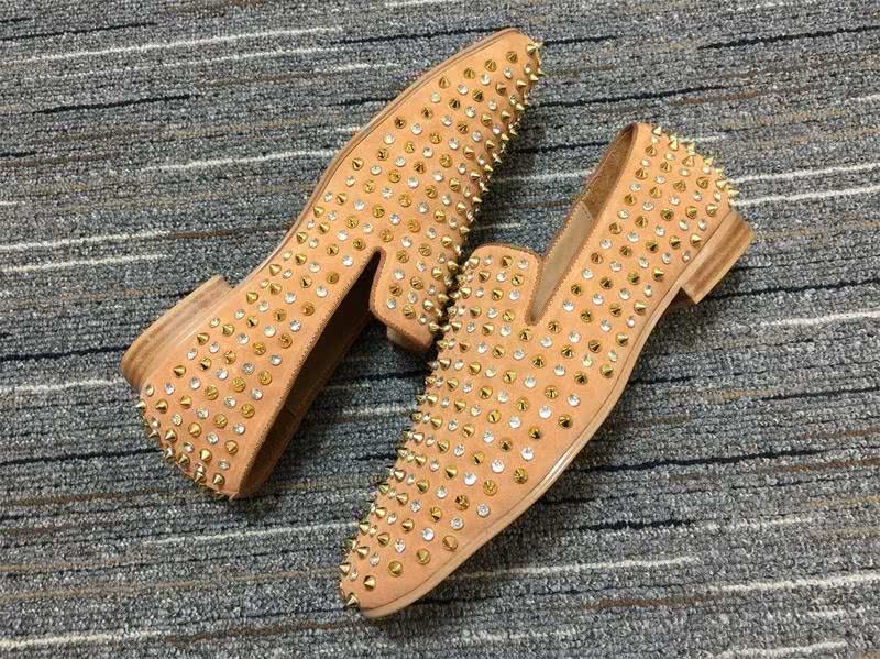 Christian Louboutin Loafers All Rivets Sorrel Men 4