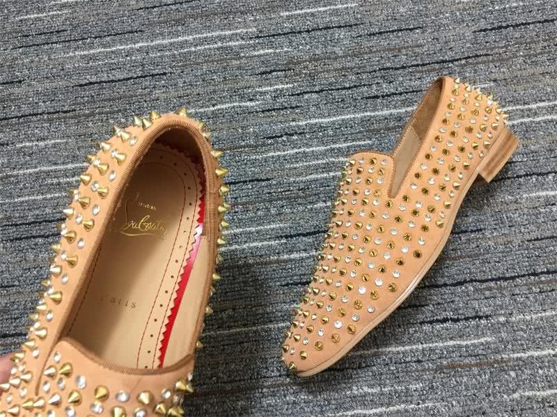 Christian Louboutin Loafers All Rivets Sorrel Men 8