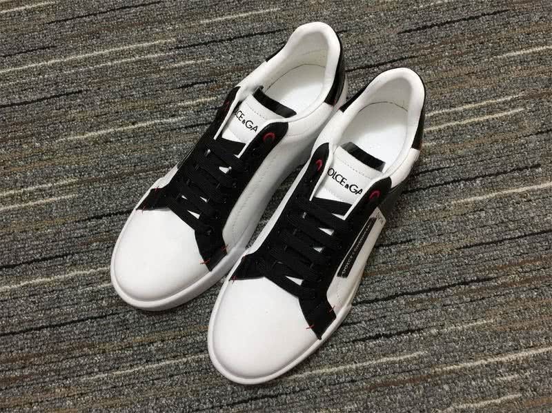 Dolce&Gabbana Portofino Sneakers White Black Men Women 1