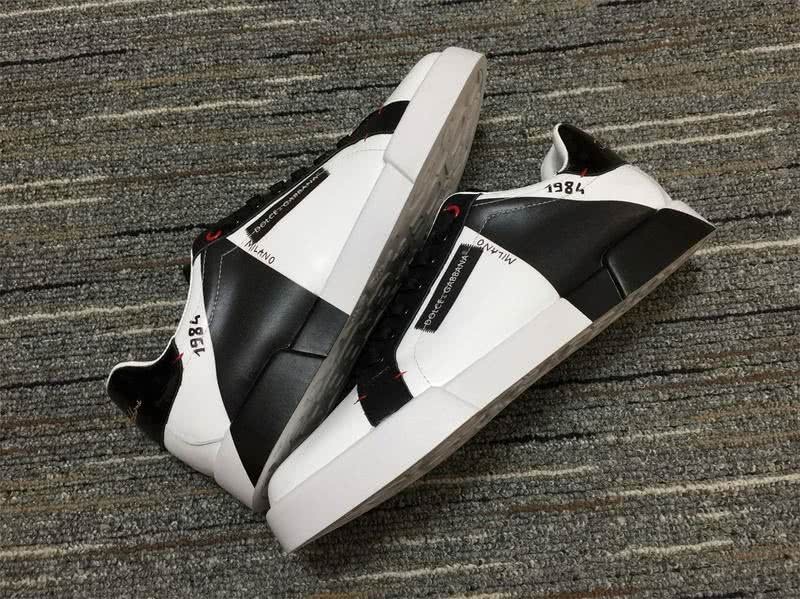 Dolce&Gabbana Portofino Sneakers White Black Men Women 7
