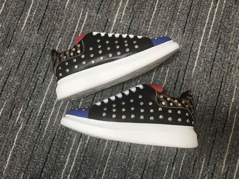 Alexander McQueen Sneakers Black Blue Red White Men Women 3