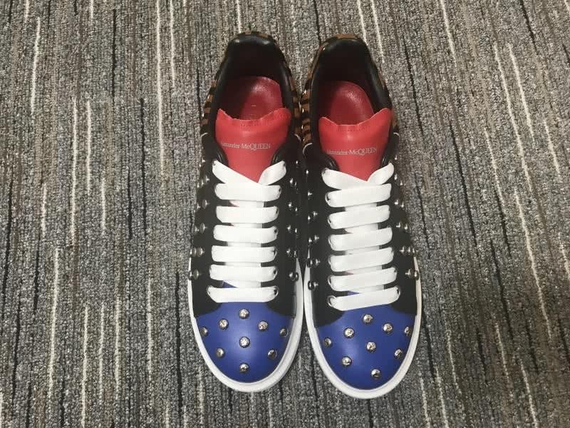 Alexander McQueen Sneakers Black Blue Red White Men Women 5