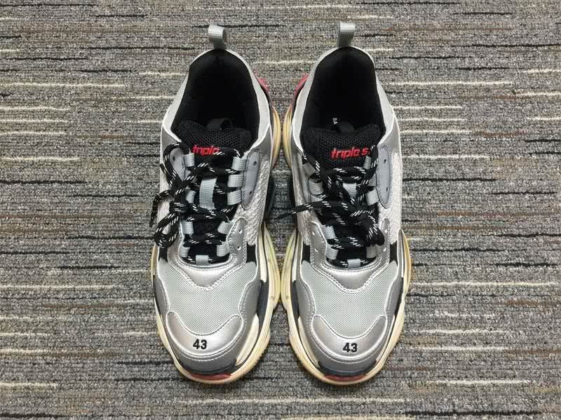 Balenciaga Triple s Trainers Grey Yellow White And Red Men Women 3