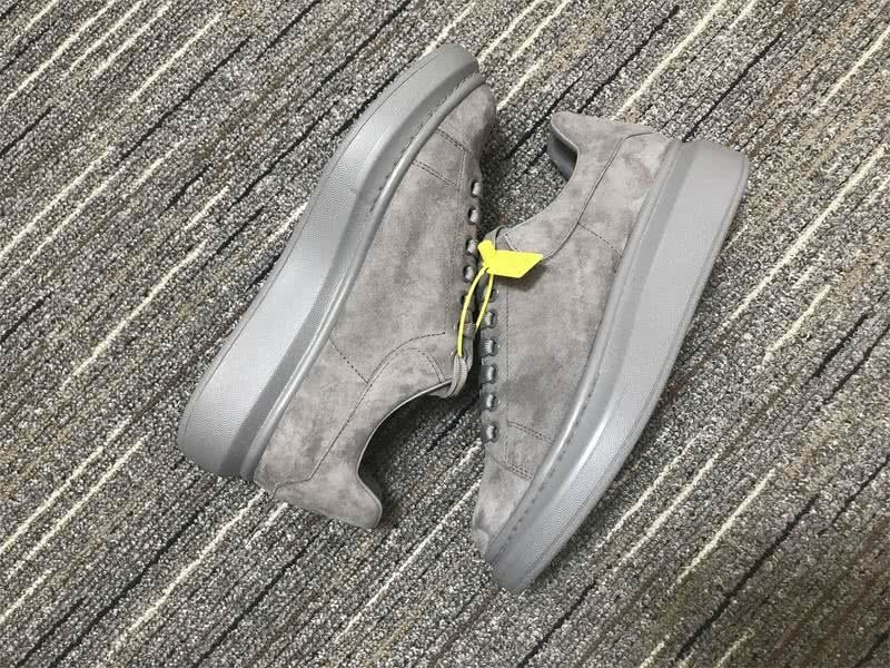 Alexander McQueen Sneakers Sueded Grey Men Women 3