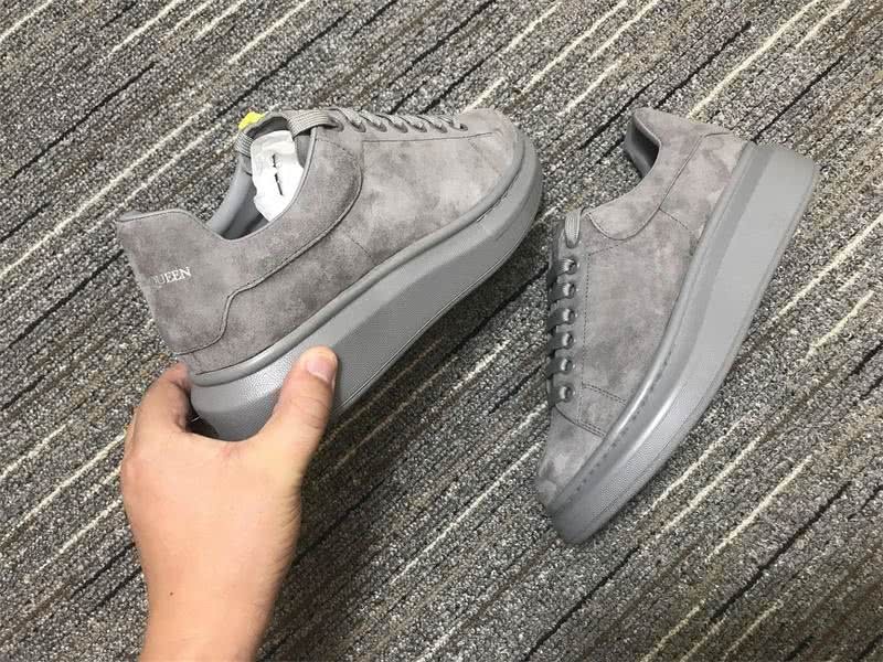 Alexander McQueen Sneakers Sueded Grey Men Women 5