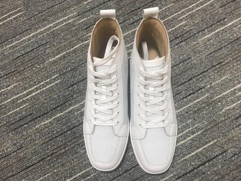 Christian Louboutin Sneakers Cloth White Men Women 4