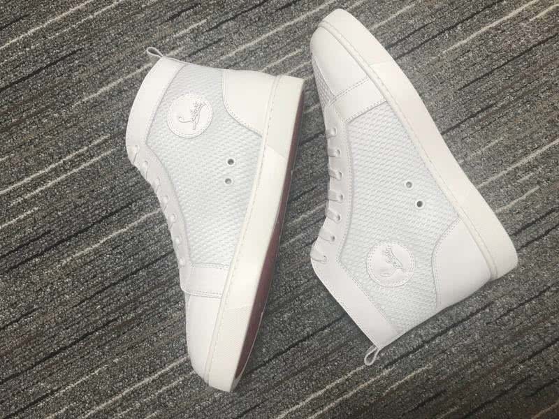 Christian Louboutin Sneakers Cloth White Men Women 6