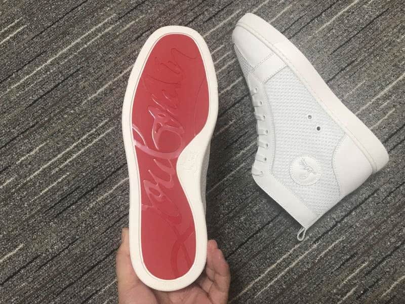 Christian Louboutin Sneakers Cloth White Men Women 9